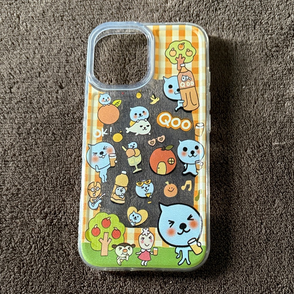 Cute Cartoon Cat Phone Case - Multicolor